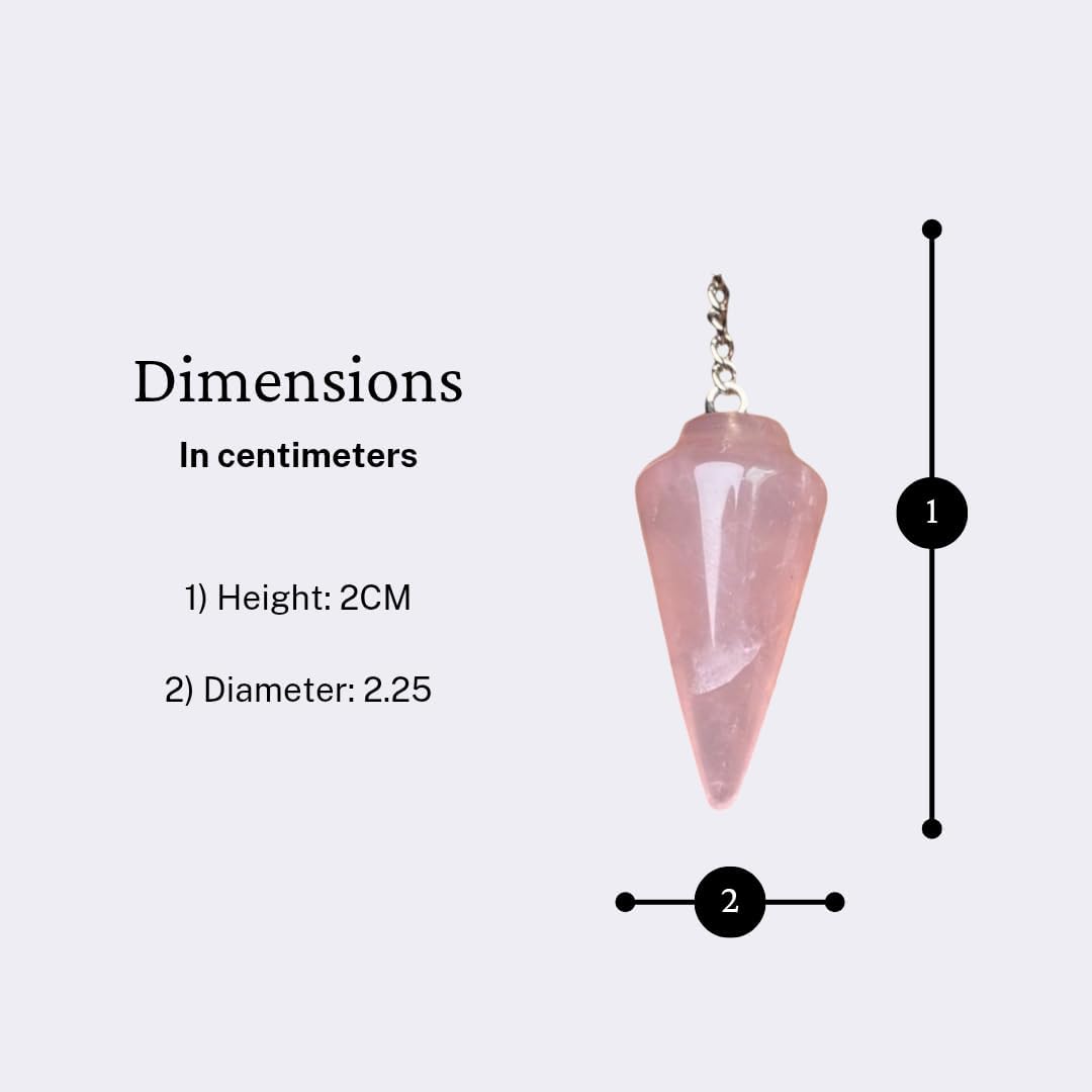 Rose Quartz Pendulum